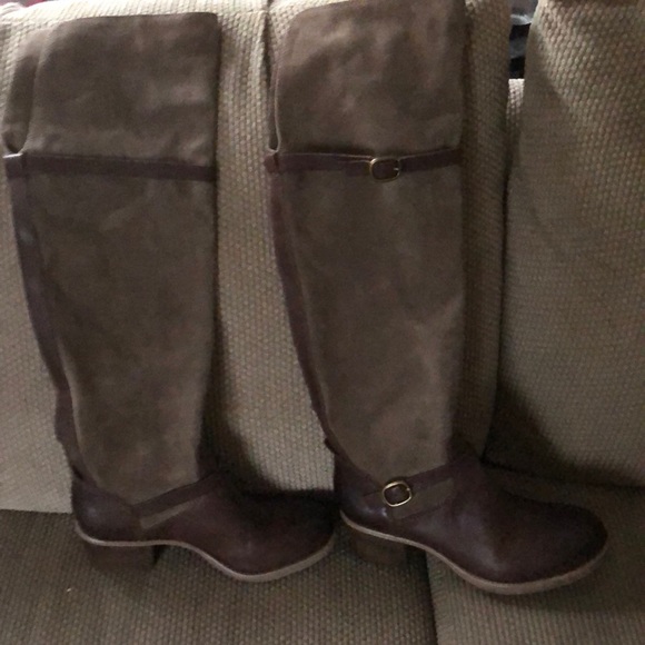 Lucky Brand Shoes - Lucky Brand Suede/Leather boots